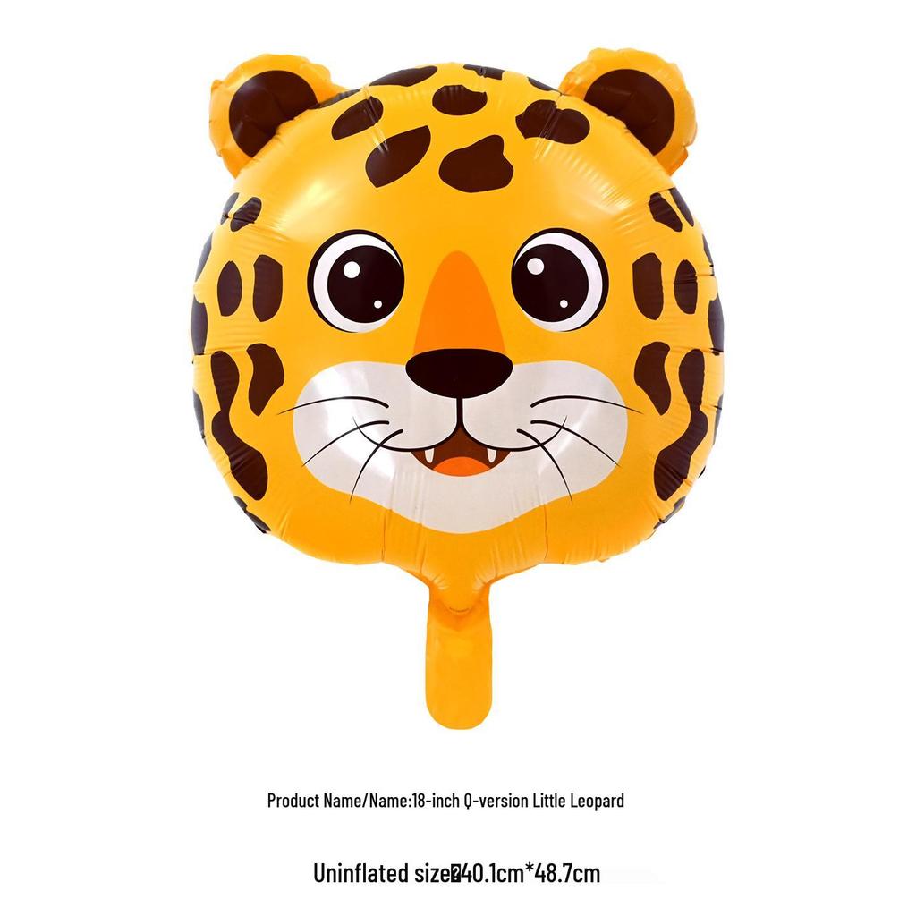 18" Новый Q-версия Детский мультяшный животный фольгированный шар для украшения на день рождения