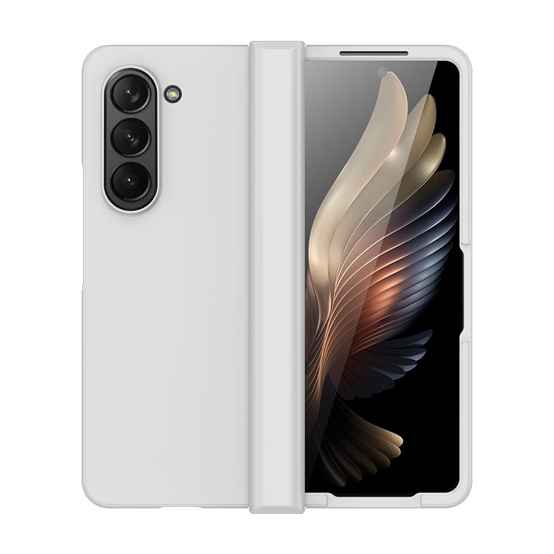 Для Samsung Z Fold 6 Складной Мобильный Чехол Ощущение Кожи Матовое Полная Защита для Чехла Телефона Samsung Z Fold 4 5