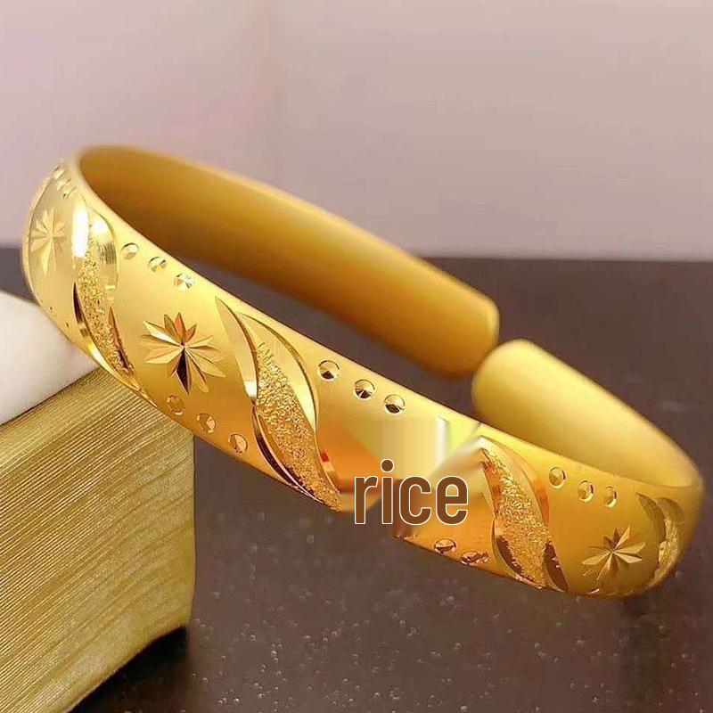 Вьетнамский латунный браслет с золотым покрытием с дизайном Дракона и Феникса