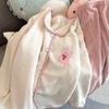 Женский зимний фланелевый пижамный комплект Bao Xi: Мультяшный кардиган для девочек и студенток
