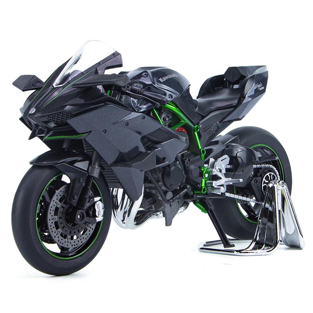 1:9 Ducati V4S BMW S1000RR Kawasaki H2R H2 Модель мотоцикла Имитация Игрушка Коллекция Дисплей Украшение Изысканная Подарочная Коробка для Друзей