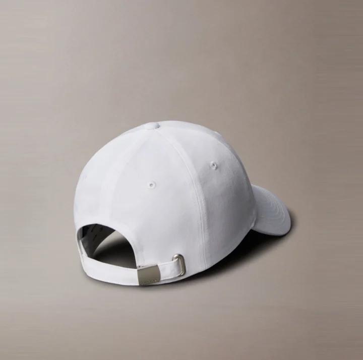 Calvin Klein Twill Baseball Cap, Contrast Dark Grey Calvin Klein Full Letter Embroidery Curvedl Casual UV Sun Hat 4D5013G-YAF