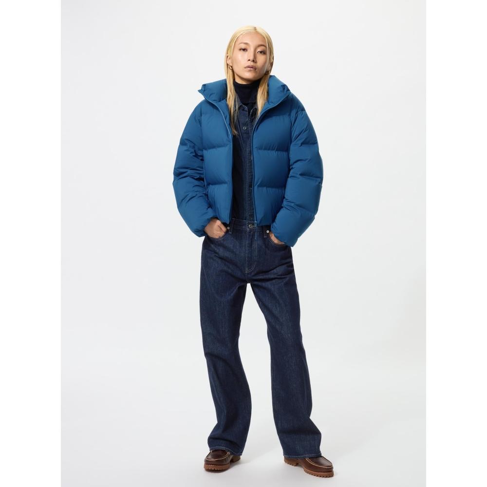 Uniqlo Япония Бесшовная короткая куртка с пухом