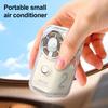 Mini Handheld Fan Transparent Cyber Portable Small Fan with Digital Display 3