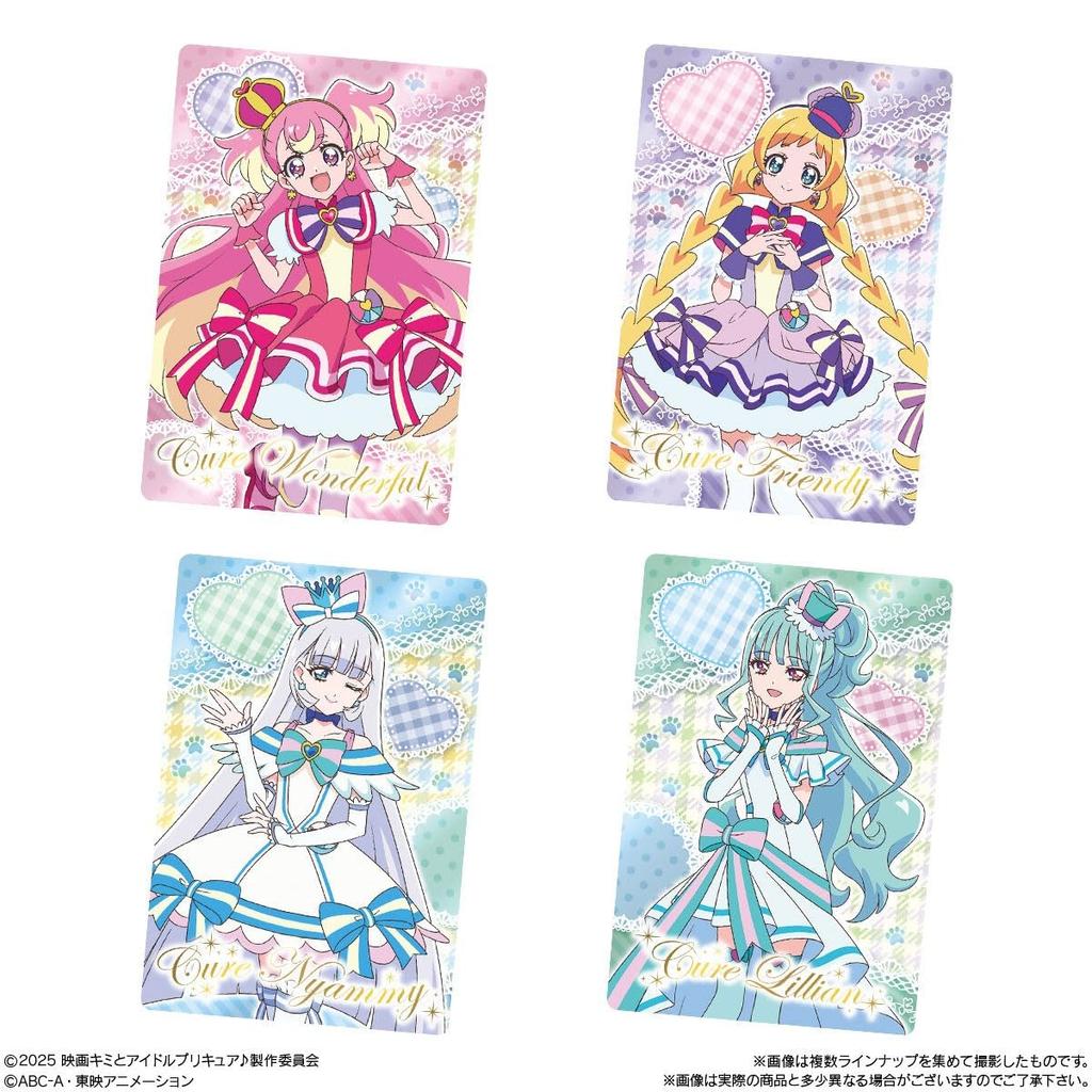 BANDAI Idol PreCure Спасибо за сверкающее живое шоу для сверкающей карточки жевательная резинка коробка конфета игрушка фильм ждем! Ты! 20 штук