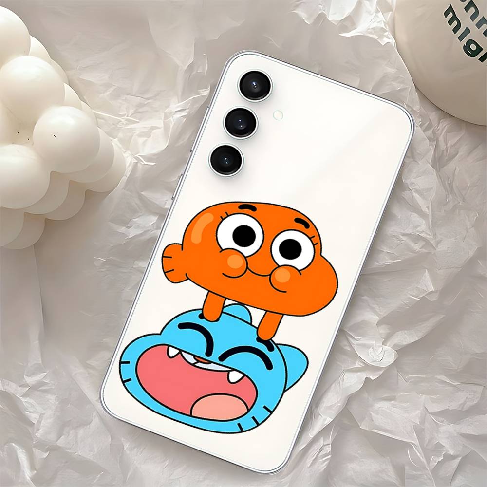 Милый Чехол для Телефона H-Darwin Watterson-S Для Samsung Galaxy Прозрачная Крышка A52 A12 A51 S21 Edge S22ULTRA S23 S24 S20LITE Plus Ult