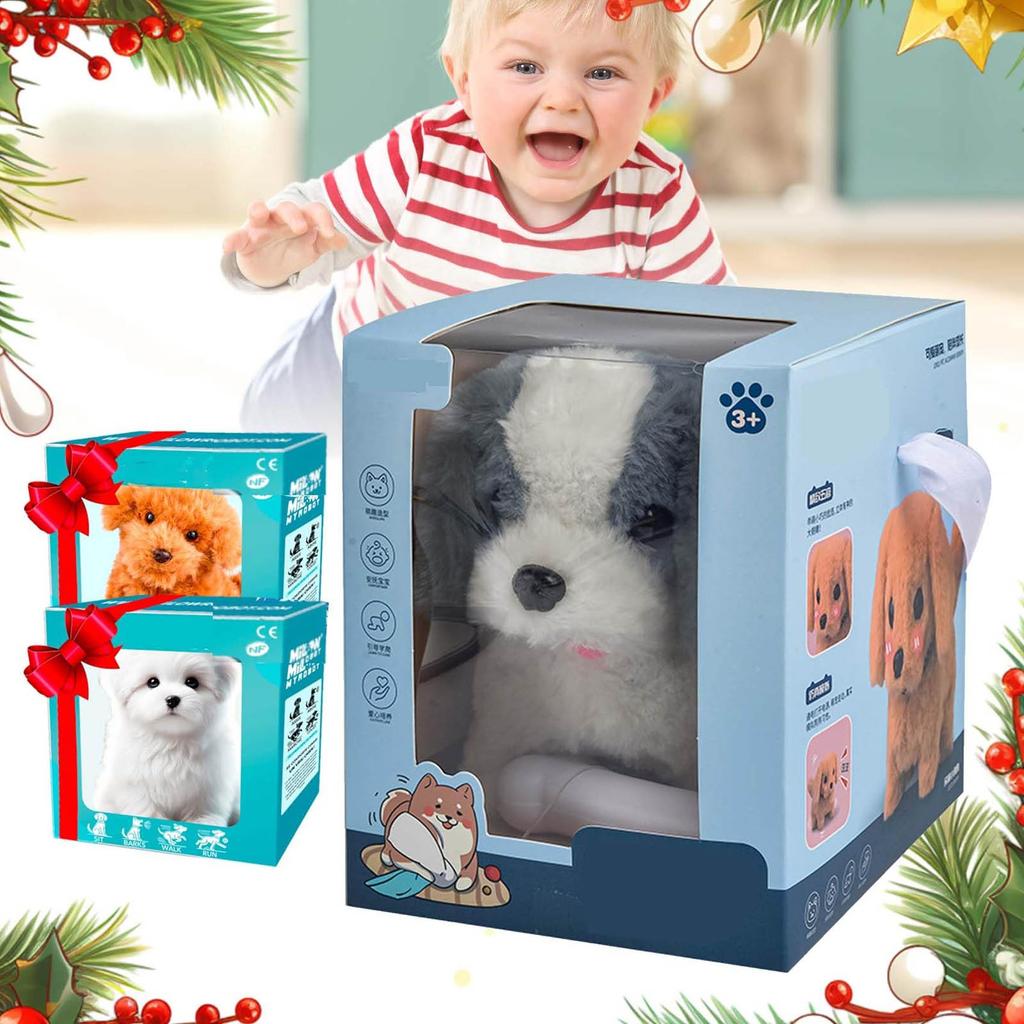 Робот-щенок Мой реалистичный робот-щенок Робот-щенок, который похож на настоящего щенка Игрушечные собаки, которые ходят и похожи на настоящего щенка