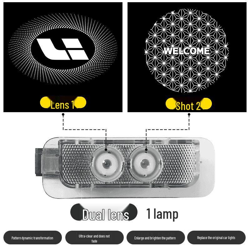 Perfect for Ideal L9 Welcome: ONE Car Door Projection and Dynamic L6, L7, L8 Ambient MEGA Welcome Lights.