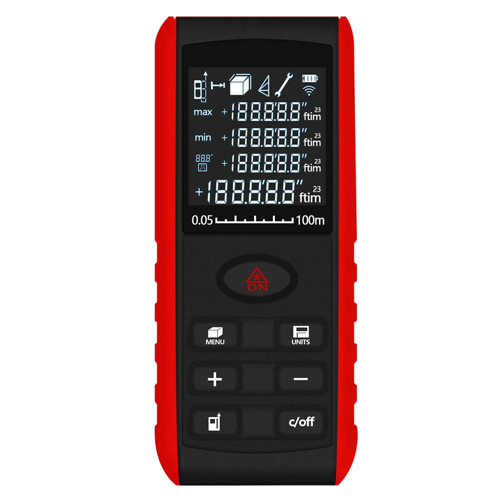 Профессиональный лазерный дальномер 40M 60M 100M лазерный дальномер Trena Laser Tape Range Finder Сборка измерительного прибора Линейка