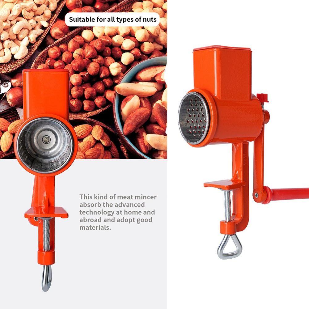 Rustproof Blades Manual Food Grinder Table Clamp Nut Chopper Grinder Manual Operation
