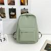 New Korean Style Large Capacity Versatile Backpack For Teen Girls Minimalist Solid Color School Bag Fashionable Student Backpack