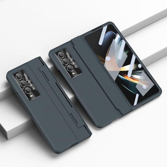 Для Galaxy Fold4 передний чехол из закаленного стекла для телефона Samsung Galaxy Z Fold4 Fold 4 Zfold4 Fold 3 Fold3 Защитный чехол