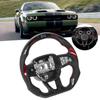 Рулевое колесо из углеродного волокна со светодиодным гоночным цифровым дисплеем и индикаторами переключения передач, подходит для HELLCAT 2015–2020