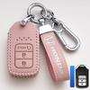 Leather Car Key Remote Cover Full Case Accessories  Honda Civic Accord HR-V CR-V CRV 11th 2022 2023 City Fit Odyssey Jade RB6