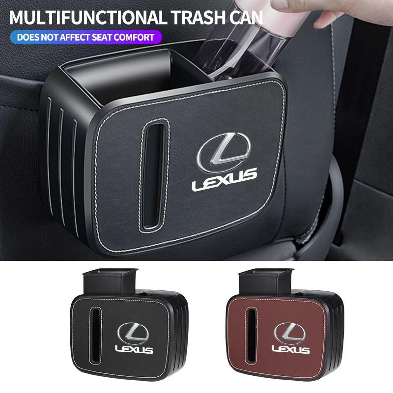 Multifunctional car seat back trash can Storage box Storage pocket For Lexus EX300H RX450H IS300H 300H NX RX GS Al20 LX GX ADR1