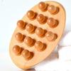 Массажный инструмент Wood Therapy, деревянная массажная щетка для тела для удаления целлюлита, облегчения состояния кожи, коррекции фигуры, лимфодренажный массажер