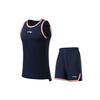 Li Ning Sports Basketball Series Casual Breathable Basketball Competition Suit Men Sportswear Guangdong-Blue AATR009-1
