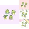 Adorable Cartoon Frog Musical Themed Cute Alloy Brooch Pin For Unisex Accessories