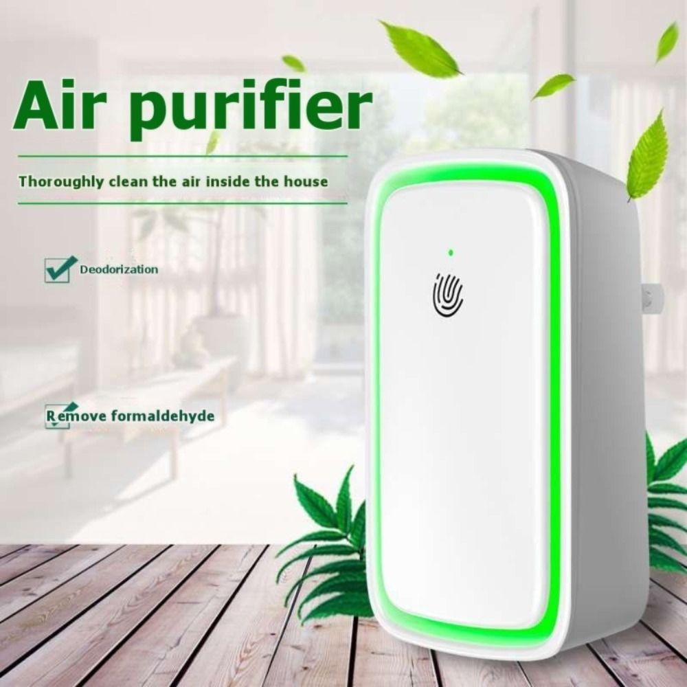 US UK EU Plug Air Cleaner Small Negative Ion Generator Odor Removal Air Ionizer  Basement