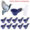 Горячая новинка Автоматическая перепелиная пластиковая автоматическая поилка Пластиковые чашки для питьевой воды для птицы Курица Курица