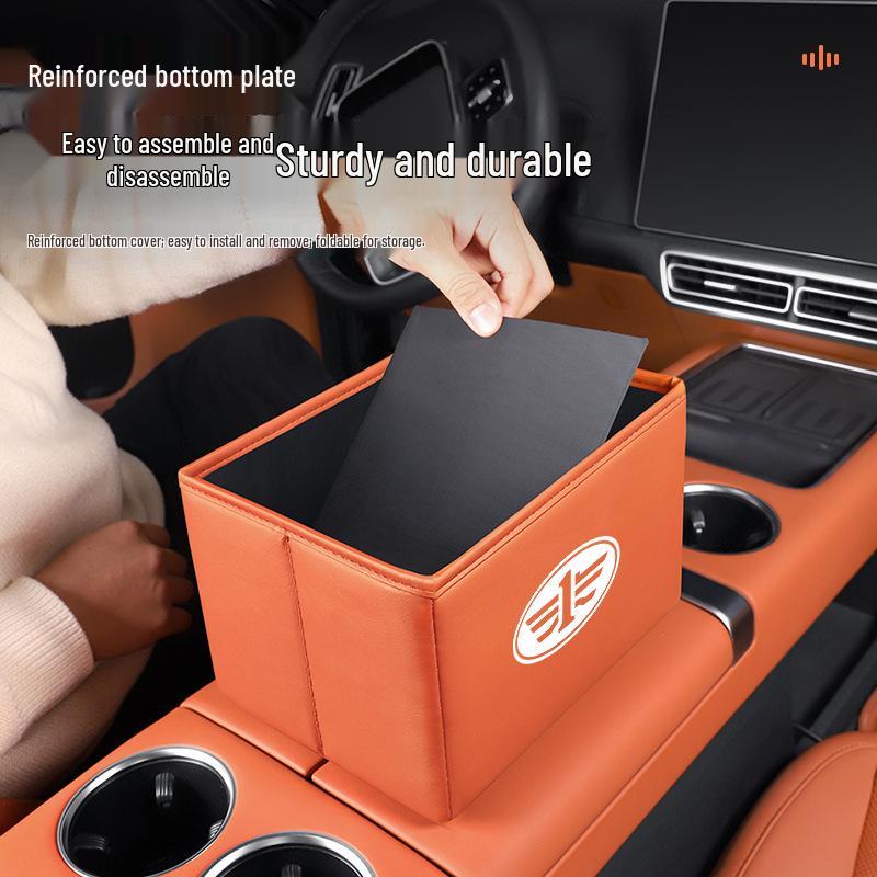 Car Storage Boxes/Folding Trash Cans for FAW Weizhi V2/V5, Xiali N5/N7, Junpai D50/A70