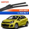 Для Kia Rio 3 MK3 2011 - 2017 Дворники Передние Стеклоочистители Лобовое Стекло Очистка Стекла Автомобиля Щетки от Дождя 26"+16"""