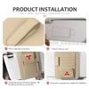 dnsh2 Car Sunglasses Holder Visor Pouch Bag Ticket Card Clip For Mitsubishi Outlander Lancer Eclipse Mirage Xpander Attrage