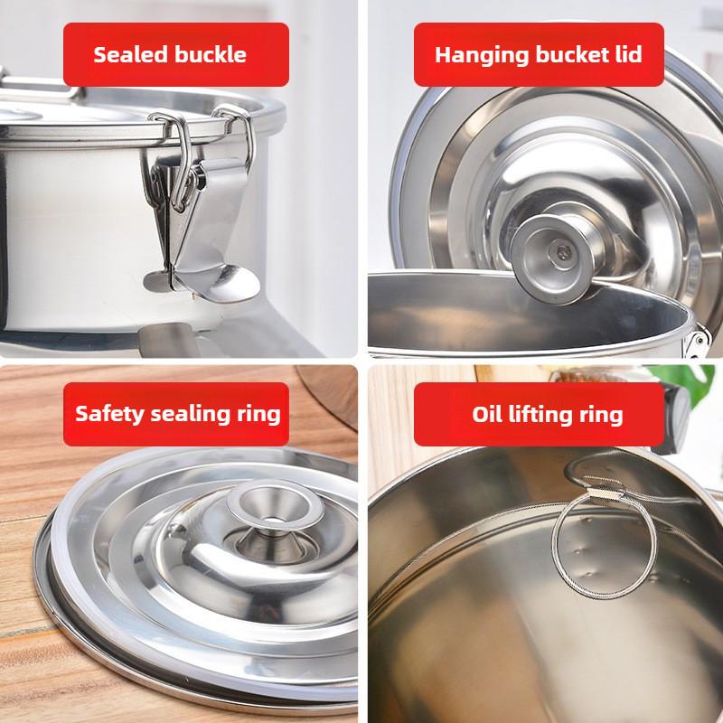 Герметичная банка из нержавеющей стали 304 пищевого класса, бочка для масла, бочка для транспортировки молока и чайного листа, винная бочка, герметичная емкость