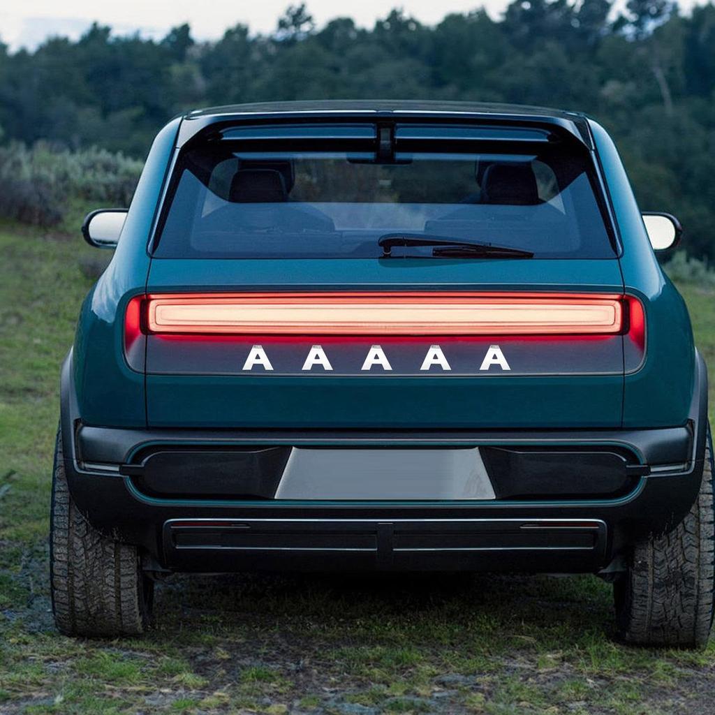 Rebornsun Adhesive Letter Stickers, Car Emblems, Badge Letters | Dustproof Car Bumper Sticker -