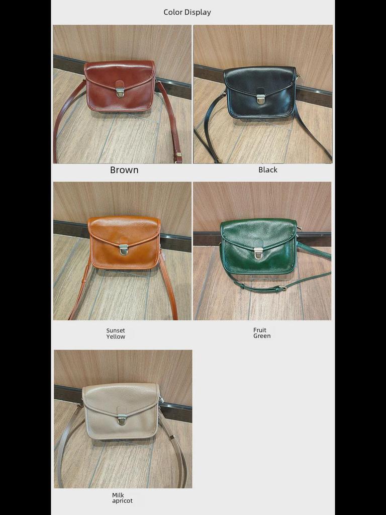 2025 Женская сумка-мессенджер из натуральной кожи большой вместимости - сумка через плечо из высококачественной коровьей кожи растительного дубления