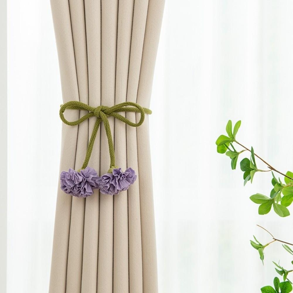Decorative Curtain Buckle Beautifully Carnation Curtain Tie Rope Living Room