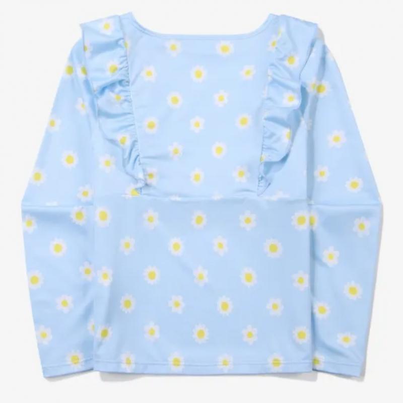 [fila Kids] Flower Rash Guard Setup  Fk2swf2a16f Pbe  q0zFk2swf2a16fPbe