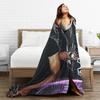 Ken Carson Flannel Blankets American Rapper Music Super Warm Throw Blanket for Chair Travel Novelty Bedspread Sofa Bed Cover