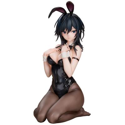 17СМ Фигурка аниме Yokoyama Ishimi Черный кролик на коленях Фигурка действия ПВХ Коллекционная кукла Модель Игрушка Рождественский фестивальный подарок