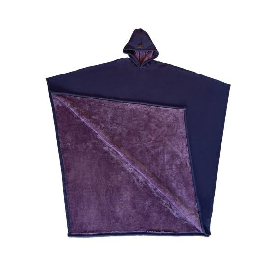 Yousheng Hooded Cape Jacket Blanket Hoodie Stress Relief Weighted Comfort Modern Style Casual Blanket Coat Daily Wear