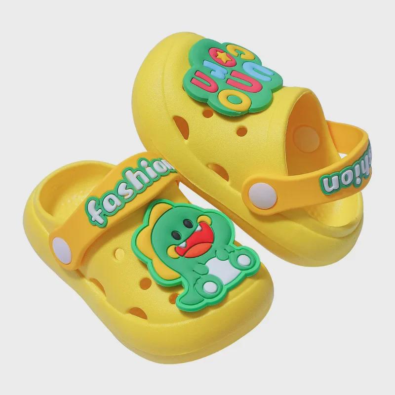 Детская обувь с дырочками с героями мультфильмов: Мягкие, нескользящие тапочки для мальчиков и девочек