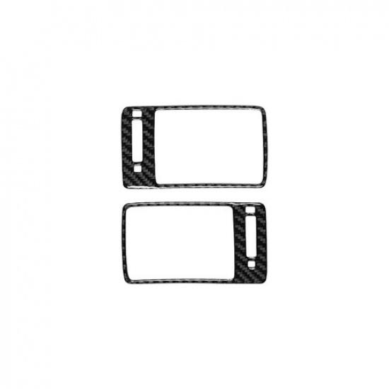 2Pcs Carbon Fiber Side AC Air Vent Outlet Cover Trim For Honda Accord 2013-2017