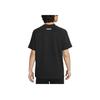 Nike Logo Print Football Round Neck Short Sleeve T-Shirt Men T-Shirts Black DN1017-010