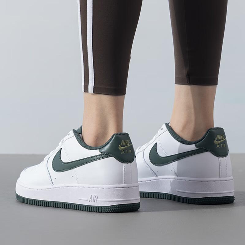 Nike Кроссовки Air Force 1 LV8 2 'Белый Темно-зеленый' GS FV5948-110