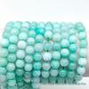 Zhiyue Амазонит Халцедон Светло-зеленые Круглые Бусины для Изготовления Ювелирных Изделий