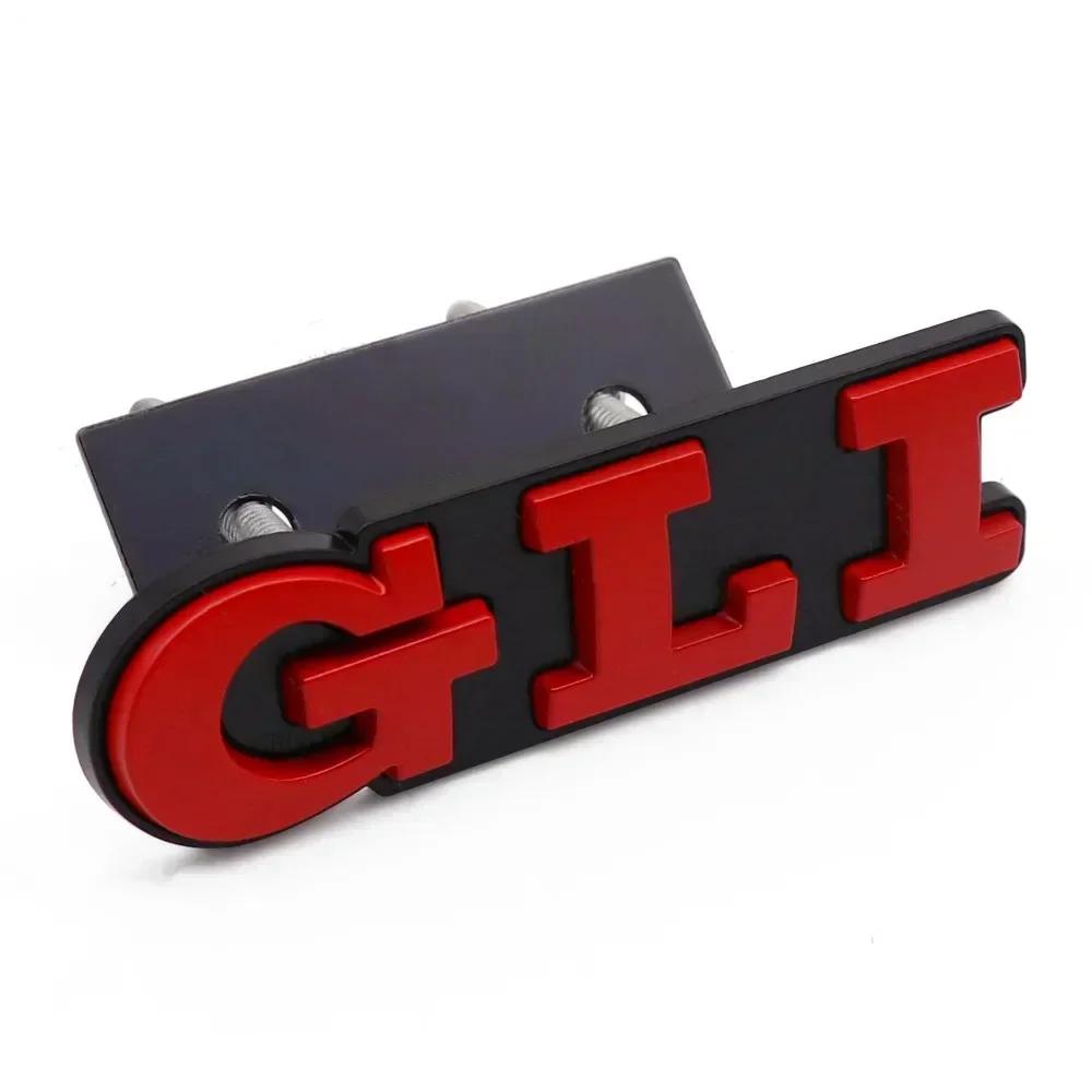 3D Metal Car Letters GLI Logo Rear Trunk Front Grill Badge Emblem Sticker Decals For Volkswagen VW Jetta MK2 MK4 MK5 MK6 MK7 MK8 zd1