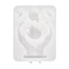 Silicone Decoration Epoxy Mold Cute Hands Holding Heart Puzzle Shaped Mold Valentines Day Ornament Mould for Y Lover
