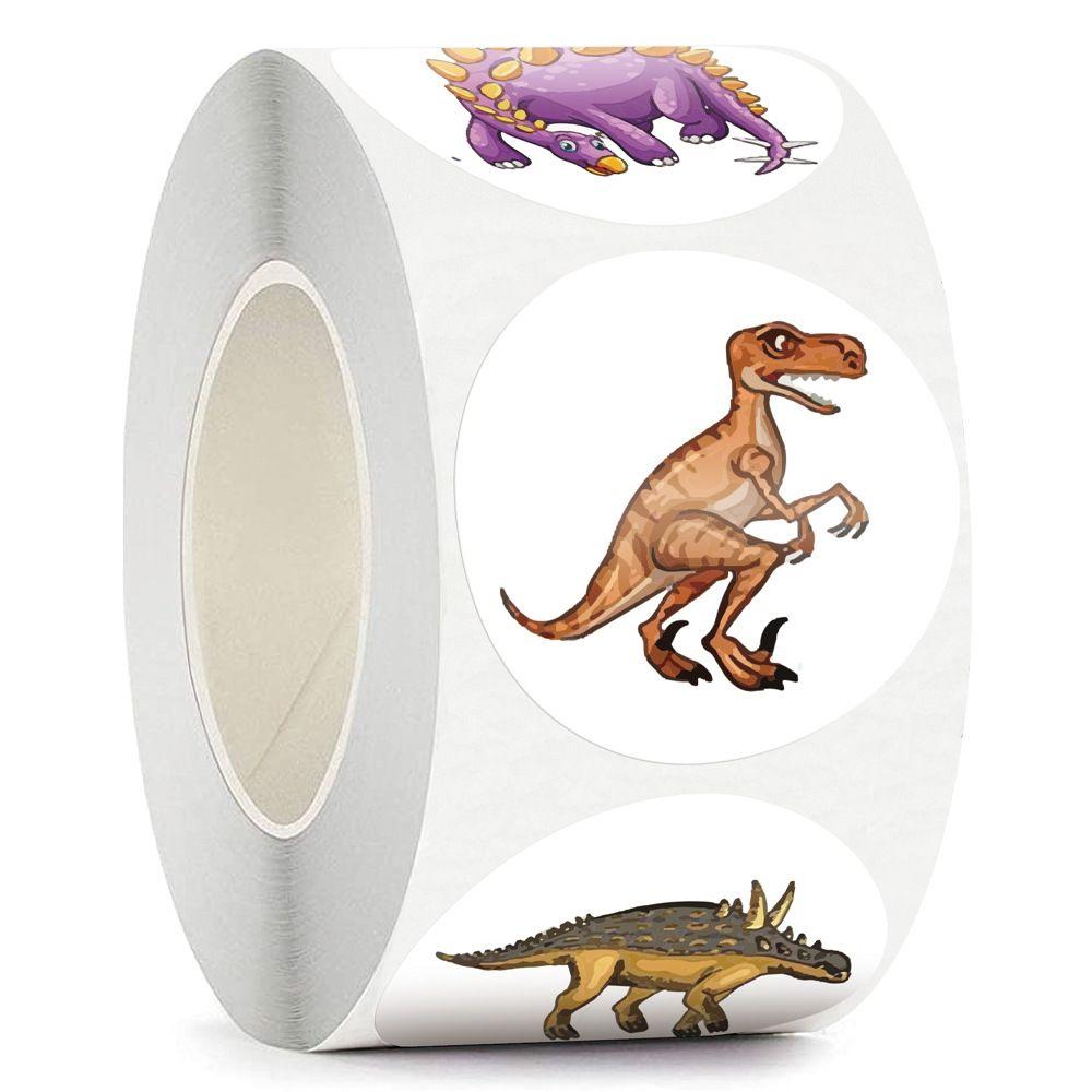 Self Adhesive Kids Teacher Reward Stickers Children's Cartoon Stickers Encourage Sticker Dinosaur