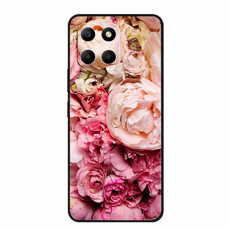 Чехол для Honor X6a Животные ТПУ Силикон Мягкая Задняя Крышка Телефона для Huawei Honor X6a HonorX6A 2023 Защитный Волк Черный Крутой Чехол