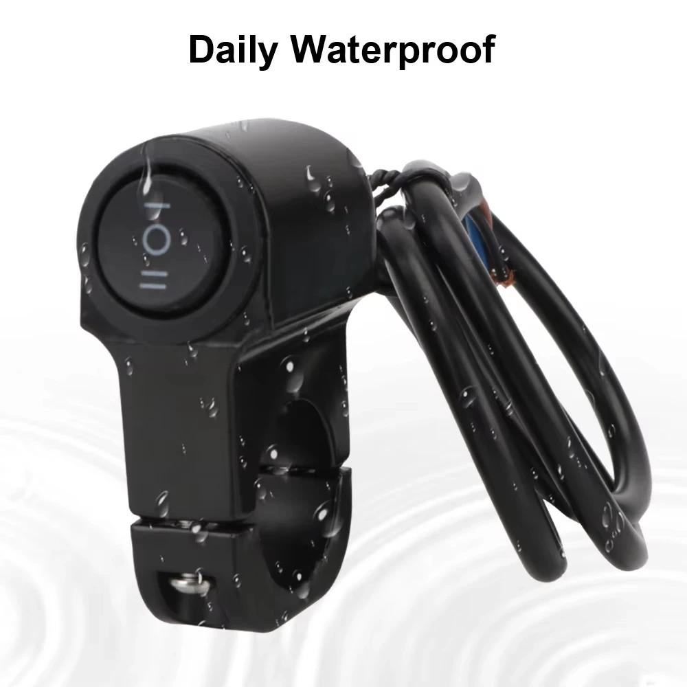 Универсальный мотоциклетный 3-позиционный переключатель ВКЛ/ВЫКЛ Мини-переключатель для противотуманных фар с клипсой Водонепроницаемый DC12V/10A Мотоциклетные инструменты