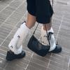 Bow Furs Leg Warmer Winter Furry Long Boot Cuffs Fuzzy Shoe Cover Party Costume for Holiday Festival Performances Play