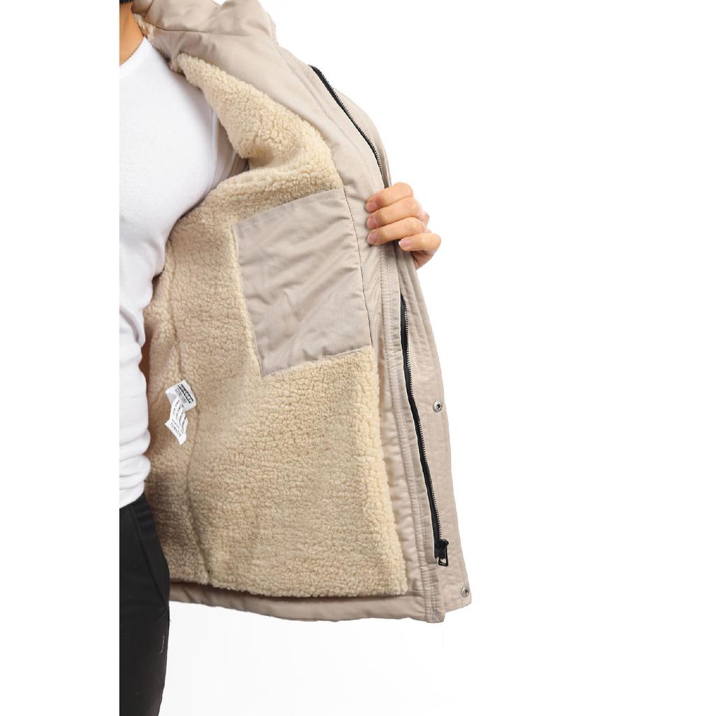 Зимнее мужское пальто на меховой подкладке