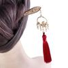For Bride Chinese Style Headdress Hair Accessories Tassel Hair Stick Women Hair Fork Hairpins