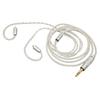 Replacement Earphone Cable Silver Plated Copper HiFi 4 Core MMCX To 3.5mm Sound Jack 3.9ft Upgrade