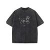 Leo Vintage Washed Graphic Short Sleeve T-Shirt